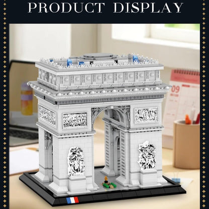 arc de triomphe building block set front view