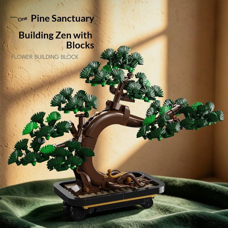 Pine tree building block model