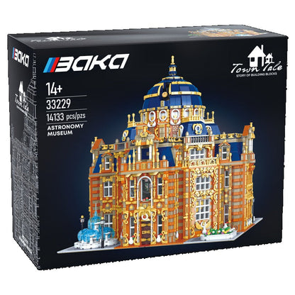 royal planetarium building block set structural detail close-up