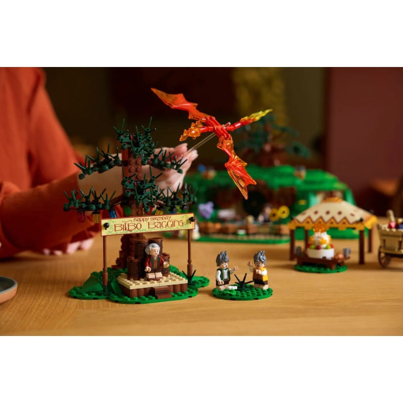 Shire building block village model from another angle