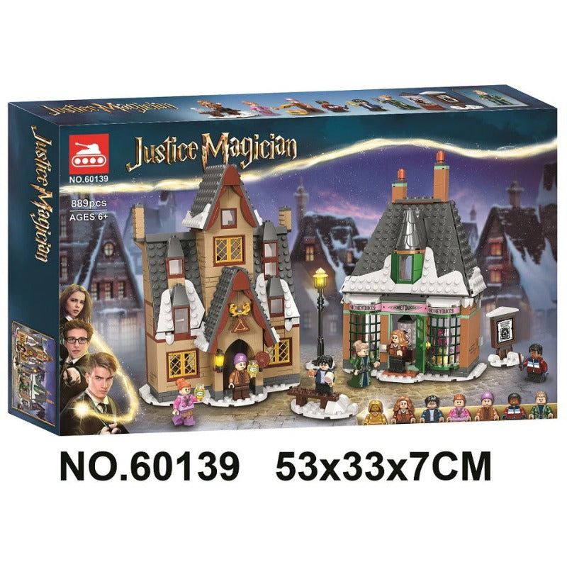 Alternate angle of the 851-piece street scene build
