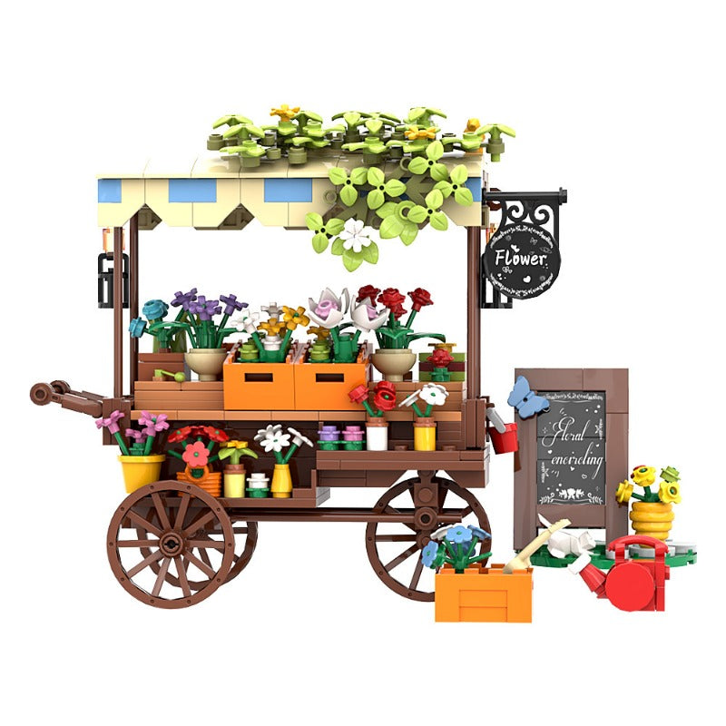 Parade floats MOC building block set, top view