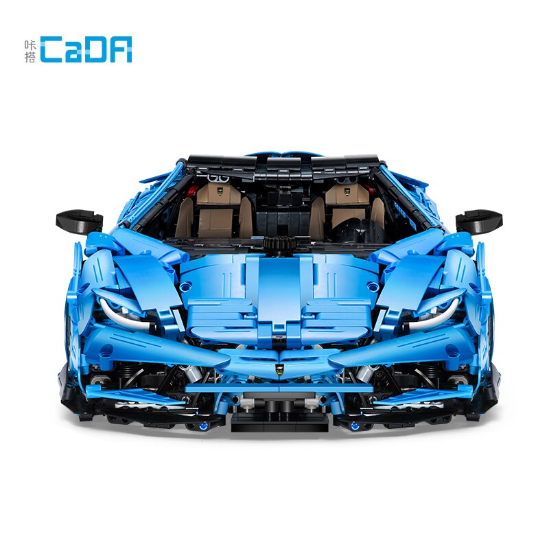anniversary edition Italian supercar building block model, alternate angle three