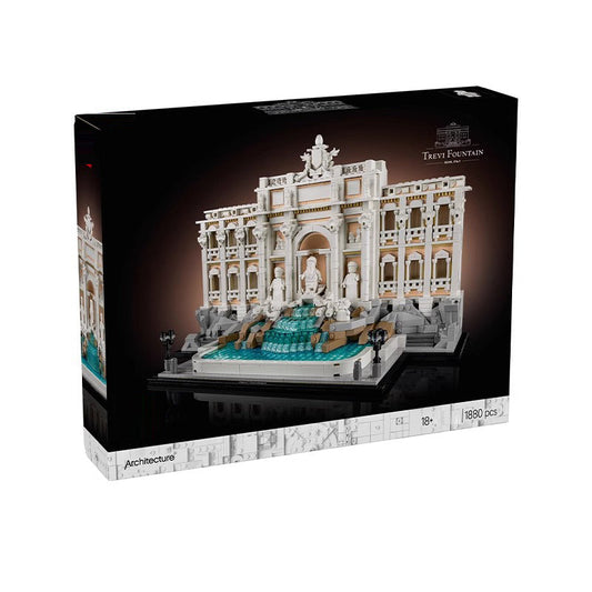 Trevi Fountain 1880-piece architecture building block set fully assembled
