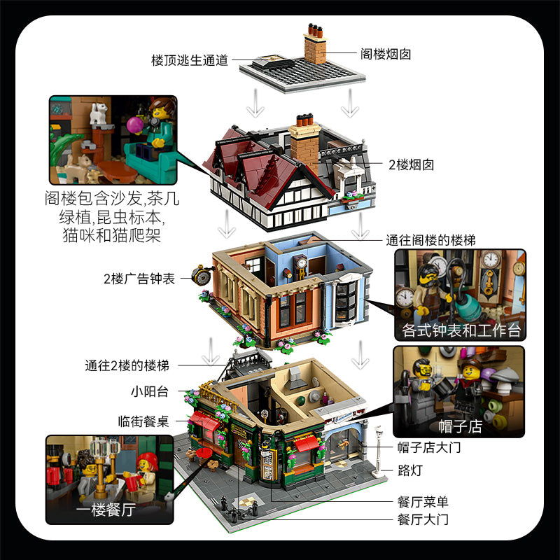 Gallery photo of the Tudor Corner building set