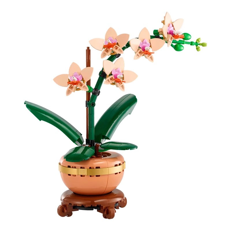 Mini orchid building block set display example