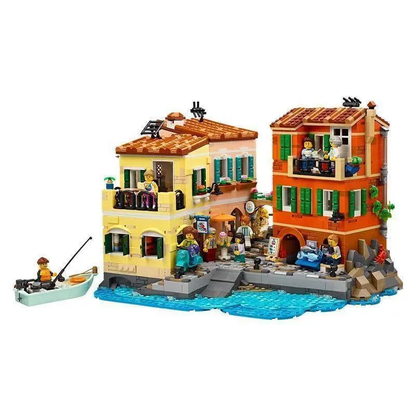 Italian Riviera building block model, finished build