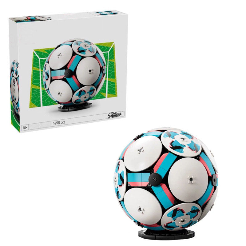Soccer ball football building block set, main product view
