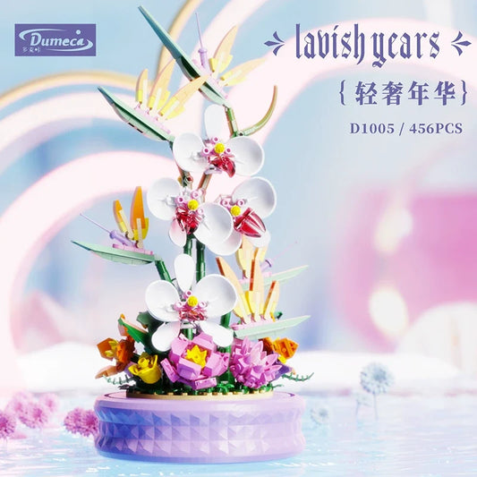 Luxury Years building block set, fully assembled