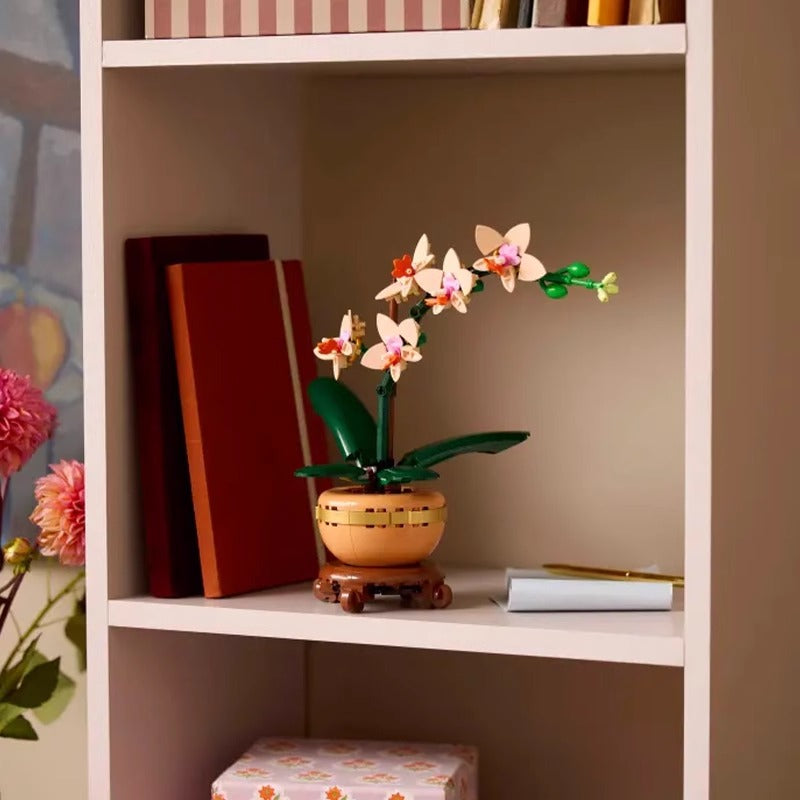 Mini orchid building block set full model view