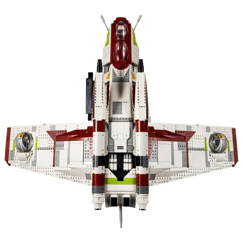 Underside detail of the spacecraft model