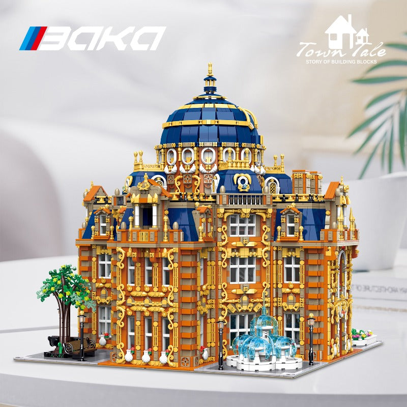 royal planetarium building block set interior detail