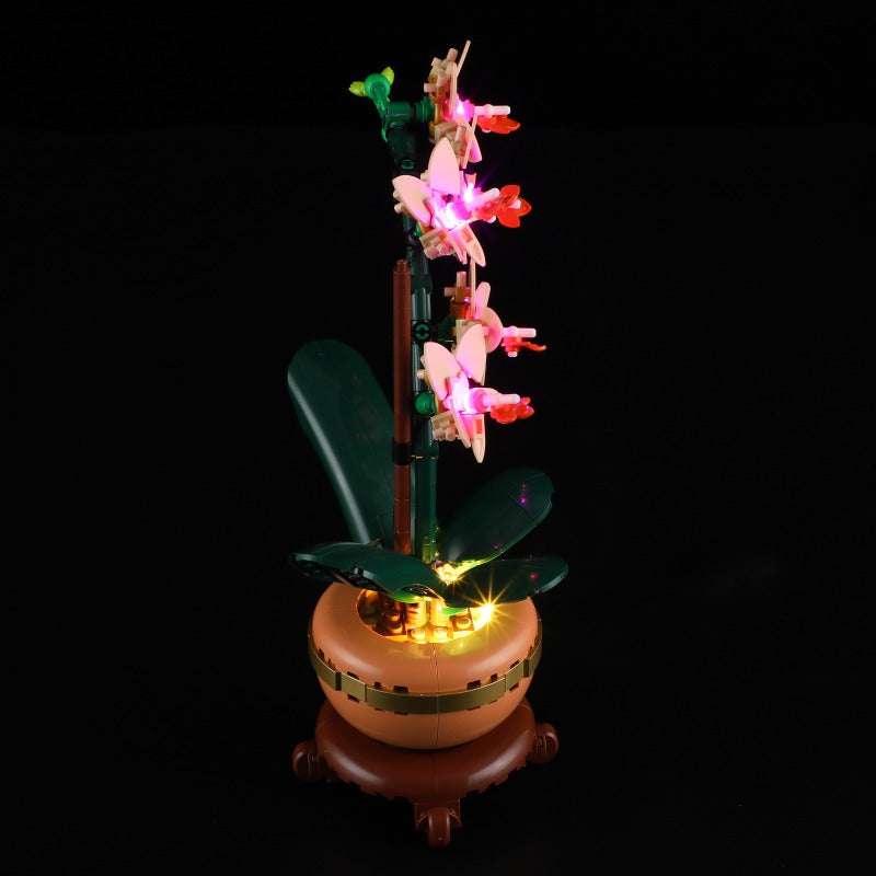 Mini orchid building block set shown from another angle