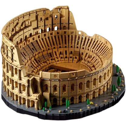 Roman Colosseum building block model interior view