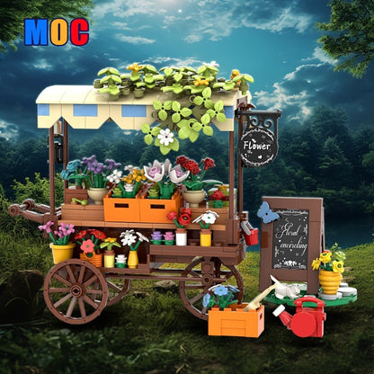 Parade floats MOC building block set, fully assembled