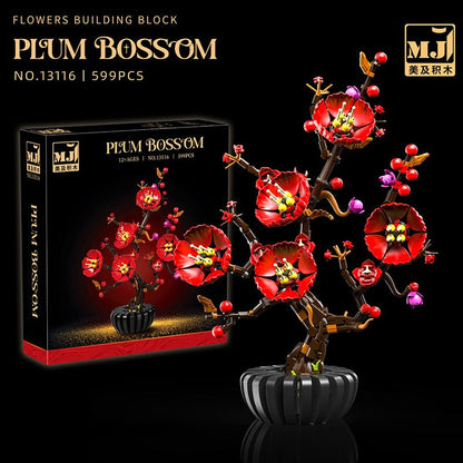 Botanical flower building block set gallery view 1