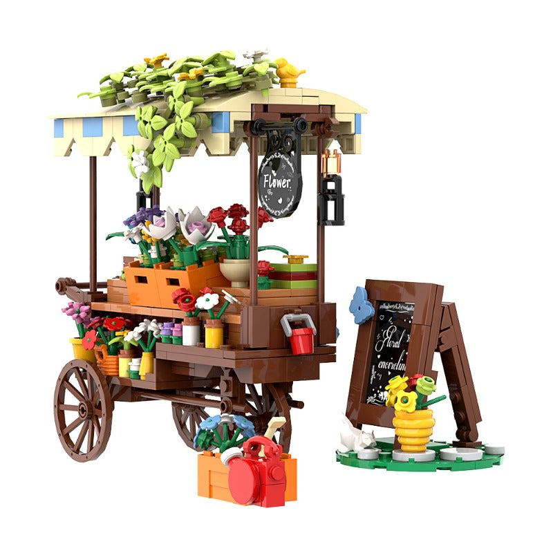 Parade floats MOC building block set, front view