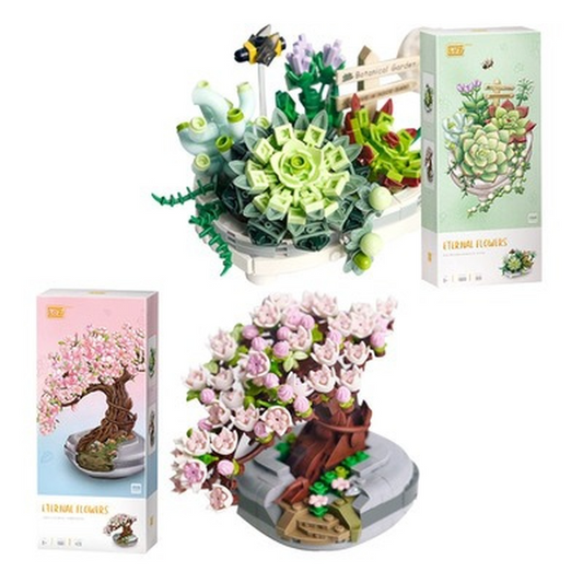 Models 1660 and 1661 potted plants together