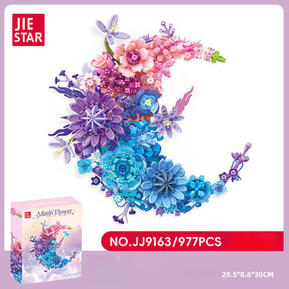 Moon Flower building block set – finished model