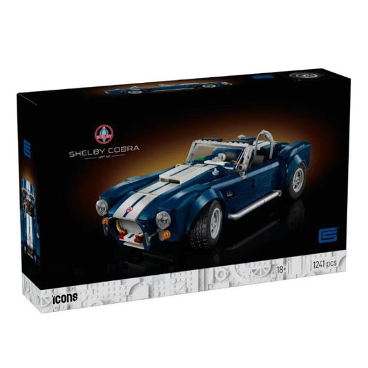 Sports car building block set with 1241 pieces
